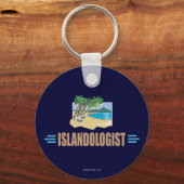 Humor Beach Island Schlüsselanhänger (Vorderseite)