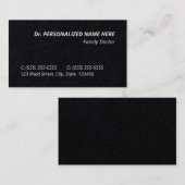 Humor, Berufliche Visitenkarte für das Gesundheits (Vorne/Hinten)