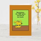 Humor Birthday Card Karte (Gelbe Blume)