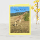 Humor Birthday Card Karte (Gelbe Blume)
