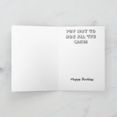 Humor Birthday Card Karte (Innenseite)