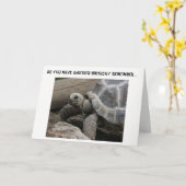 Humor Birthday Card Karte (Gelbe Blume)