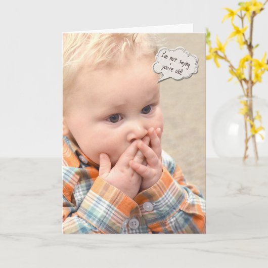 Humor Birthday Karte (Gelbe Blume)