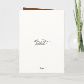 Humor Birthday Owl Karte (Rückseite)