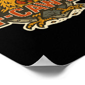 Humor Crow Funny Gothic F-Caw-F Poster (Ecke)