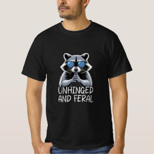 Humor Entfesselt Und Wilder Waschbär Cowboy-Müll T-Shirt