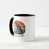 Humor F-Caw-F Gothic Funny Crow Essential Retro St Tasse (Vorderseite Links)