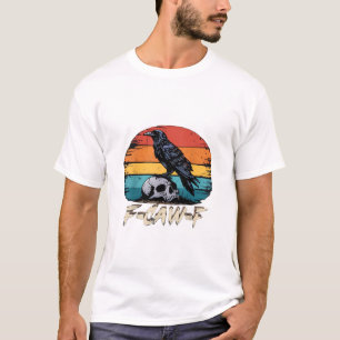 Humor F-Caw-F Gothic Lustiger Rabe Essential Retro T-Shirt