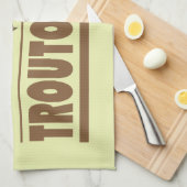 Humor Forellenfischer Küchentuch (Viertel Falte)