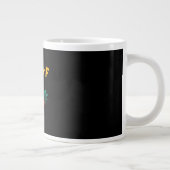 Humor Funny Crow F-Caw-F Gothic Jumbo-Tasse (Rechts)
