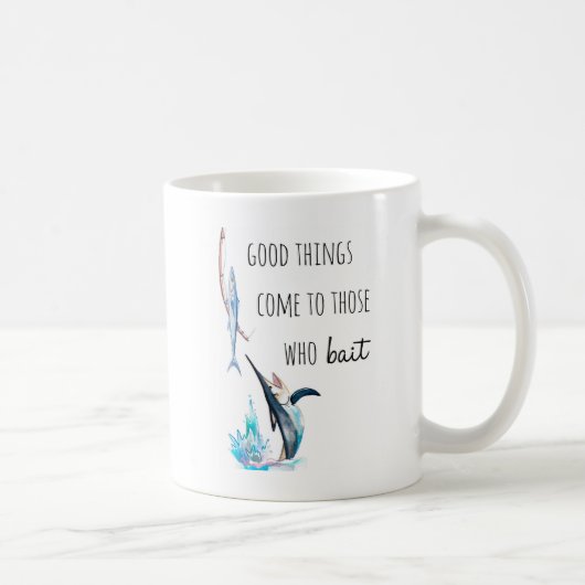 Humor Funny Funny Fishing-Geschenk Kaffeetasse (Rechts)
