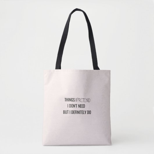 Humor funny sarcasm witty quote Tasche (Vorderseite)