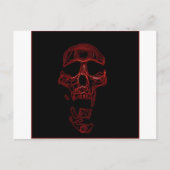 Humor Funny Skull Postkarte (Vorderseite)