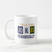 Humor Geeky Charm I Tell Dad Jokes Periodically Kaffeetasse (Links)