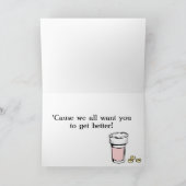 Humor Get Well Card Karte (Innenseite)
