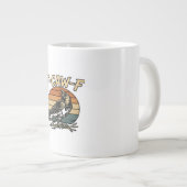 Humor Gothic F Caw F Funny Crow Creative Style Jumbo-Tasse (Vorderseite Rechts)