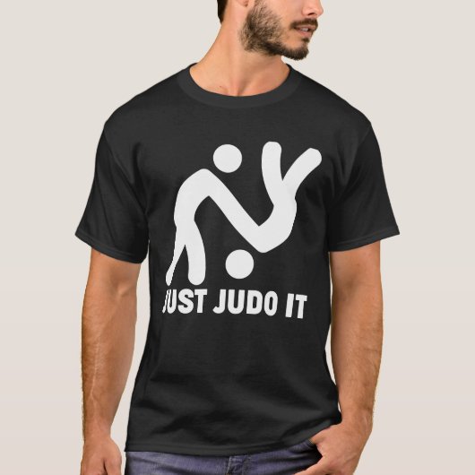 Humor Judo Wird Just Judo It T-Shirt (Vorderseite)