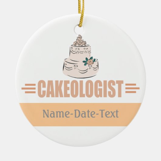 Humor Keramik Ornament (Vorne)