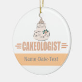 Humor Keramik Ornament (Links)