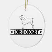 Humor Keramikornament (Links)