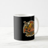 Humor Krähe Lustig Gothic F-Caw-F Kaffeetasse (VorderseiteRechts)