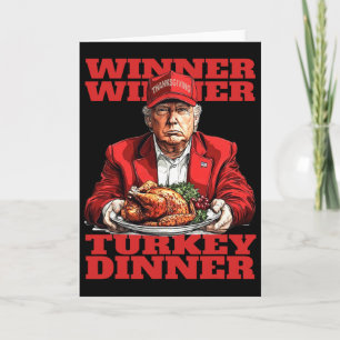 Humor Lustig Trump Gewinner Gewinner Truthahn Aben Karte