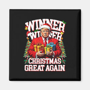 Humor Lustig Trump Gewinner Gewinner Weihnachten G Magnet