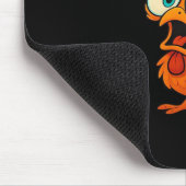 Humor Lustiger Krähe F-Caw-F Gothic Mousepad (Ecke)