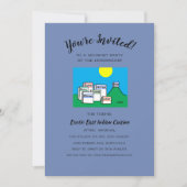 Humor Mittag- oder Abendessen Gourmet Party Cartoo Einladung (Vorderseite)