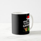Humor Most Likely To Sil The Grandkids Christmas F Kaffeetasse (VorderseiteRechts)