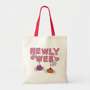 Humor neu Web-Spinnen Frisch Vermählt Pun-Tasche Tragetasche