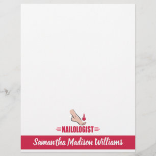 Humor Pedicure Pink Polnischer Nagelsalon Flyer