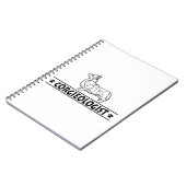 Humor Pembroke Welsh Corgie Notizblock (Linke Seite)