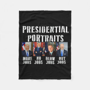 Humor Präsident Merkmale Trump Obama Biden Clint Fleecedecke
