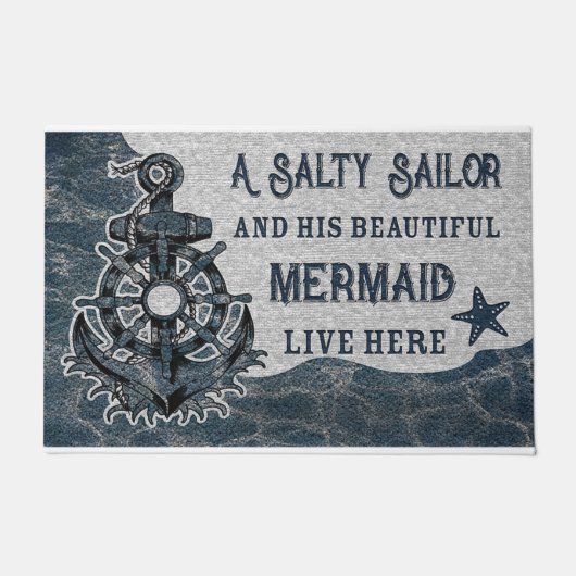 Humor Quotes About Sailor Fußmatte (Vorderseite)