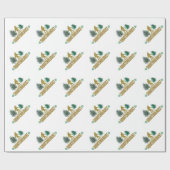 Humor Sasquatsch, Funny Big Foot Geschenkpapier (Flach)