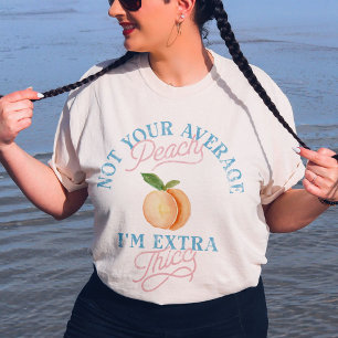 Humor Sassy Peach Körperpositivität Vintage T-Shirt
