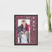 Humor Sie hat es getan Karte (Vorderseite)