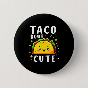 Humor-Taco über süße Mädchen-Geburtstagsfeier  Button