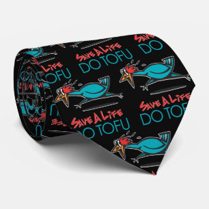 Humor Tofu Vegetarian Neck Tie Krawatte