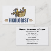 Humor Visitenkarte (Vorne/Hinten)