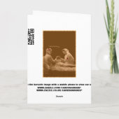 Humor wird gesund karte (Rückseite)