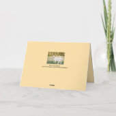 Humor/Ziege/Du bekommst meine Grußkarte mit geklap Karte (Rückseite)