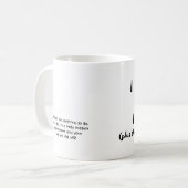 Humorale 50. Geburtstagsfeier-Tasse Kaffeetasse (Vorderseite Links)