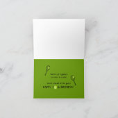 Humorale 50. Geburtstagskarte Karte (Innenseite)