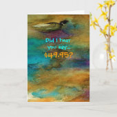 Humorale 50. Geburtstagskarte Karte (Gelbe Blume)