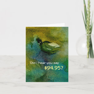 Humorale 95. Geburtstagskarte Karte