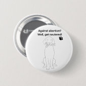 Humorale Abtreibungsrechte Button (Vorne & Hinten)