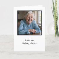 Humorale Alte Dame wird alt Geburtstag