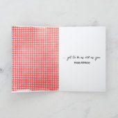 Humorale Alte Dame wird alt Geburtstag Karte (Innenseite)